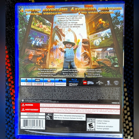 LEGO | Jurassic World | PS4 Complete Game in Box | GC+ - Picture 4 of 4